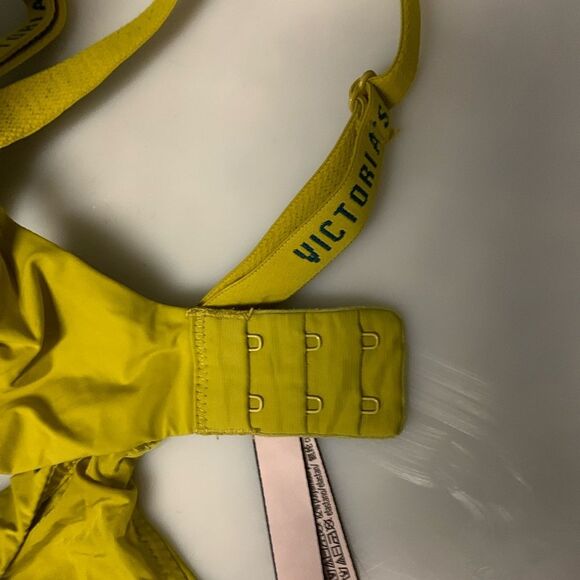 Victoria’s Secret Yellow-Green T-Shirt PushUp Full Coverage Underwire Bra Sz 36D - Picture 10 of 10